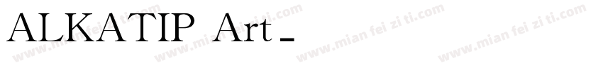 ALKATIP Art字体转换